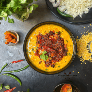 Moong Dal Tadka Recipe without pressure cooker