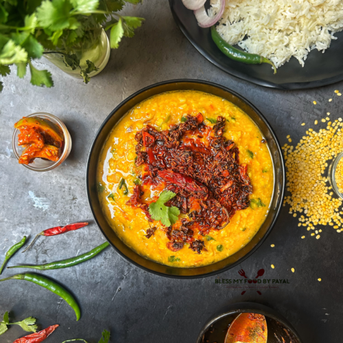 Moong Dal Tadka Recipe without pressure cooker