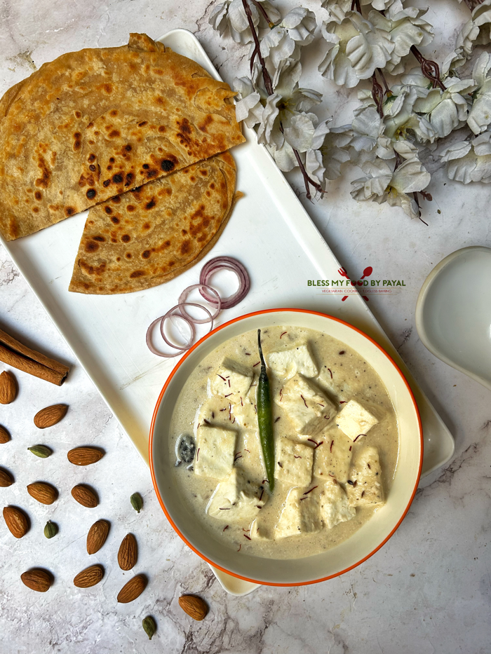 Mughlai Shahi Paneer Korma Recipe