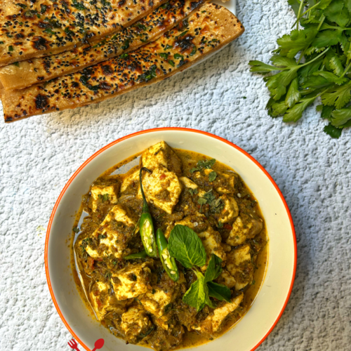 Pudina Paneer Recipe