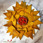 Baked Tortilla Chips Recipe | Crispy homemade Nacho chips recipe