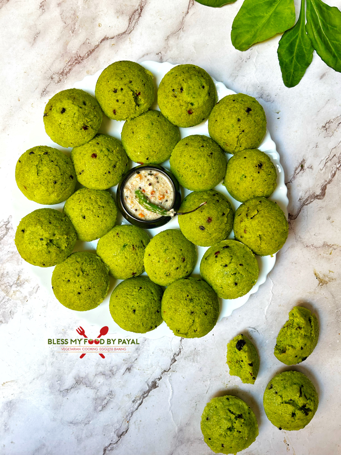 Instant Palak Idli Recip