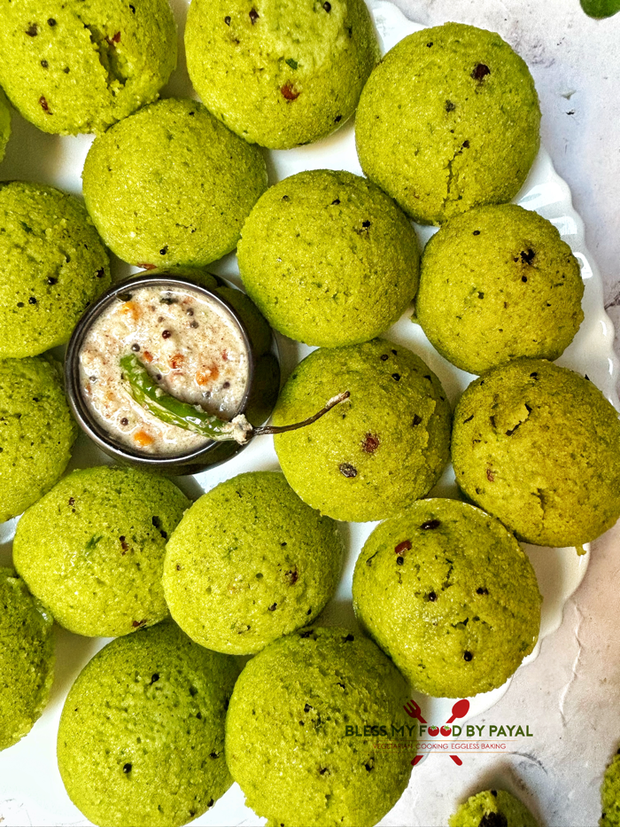 Instant Palak Idli Recipe