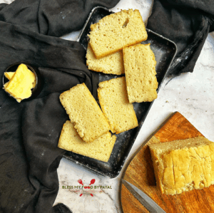 Gluten-free Rice Flour Bread Recipe (Eggless)