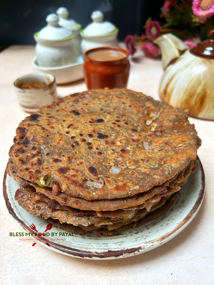 Leftover Dal Paratha Recipe