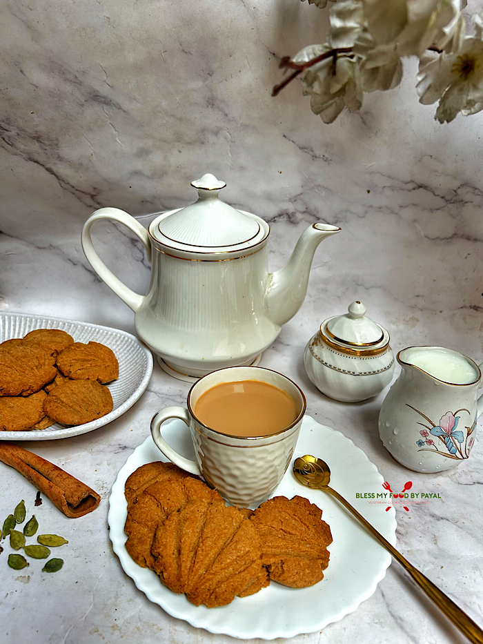 Doodh Patti Cookies | Milk Tea Biscuits Recipe