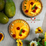 Eggless Mango Tart Without Oven & Condensed Milk