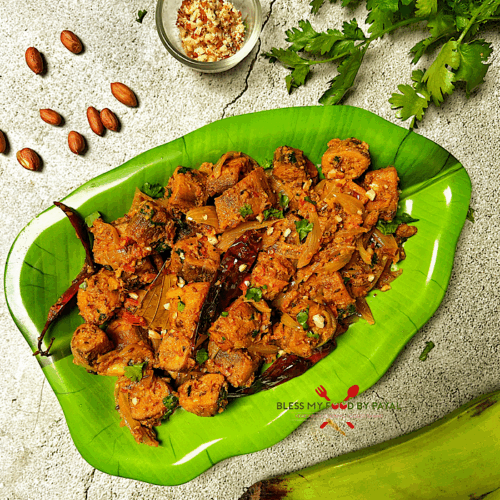 Kacche Kele Ki Sabzi | Raw Banana Curry