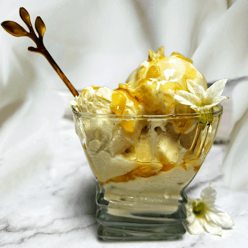 paneer ice cream recipe | No cook Honey Sweetened ice Cream