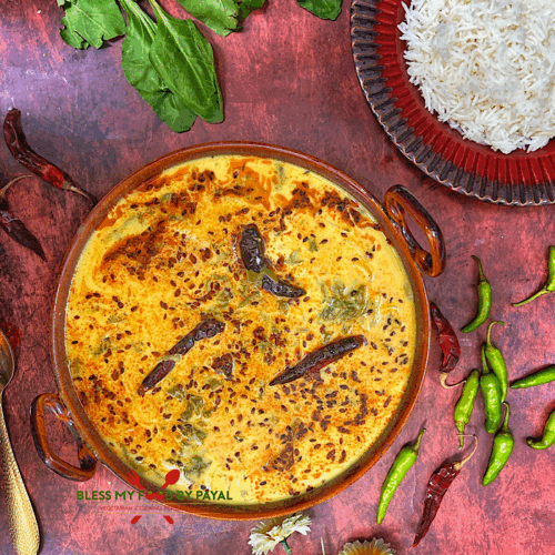 Palak Wali Kadhi | Spinach Kadhi Recipe