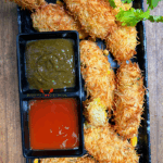 Air Fried Paneer Croquettes with Vermicelli Crust