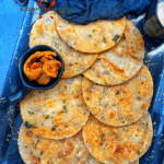 Rice Flour Masala Paratha