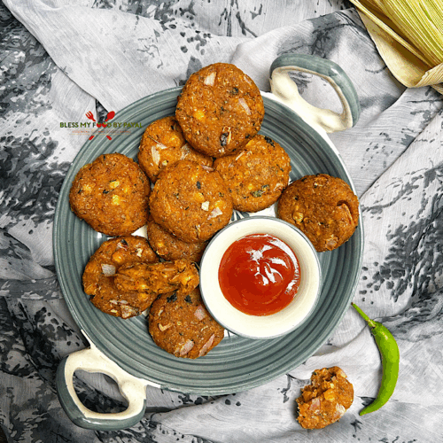 Airfryer Corn Cutlet Recipe | Crispy Corn Cutlet in Airfryer