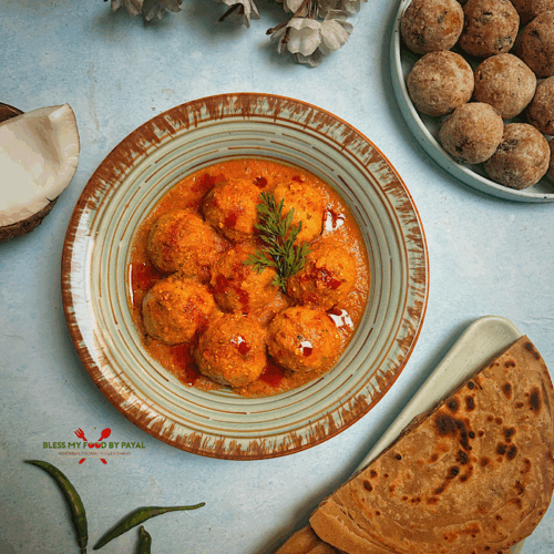 Air Fryer Coconut Kofta Curry Recipe | Coconut Kofta Curry in Air Fryer