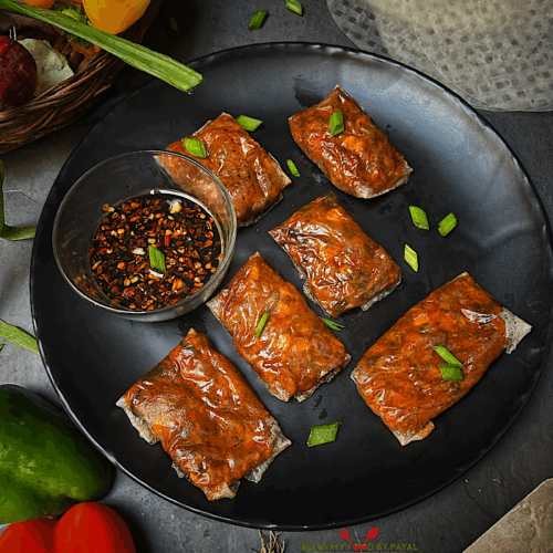 Vegan Rice Paper Dumplings in Air Fryer