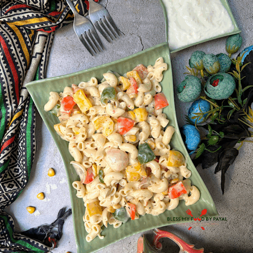 Creamy Mayonnaise Pasta without milk | White Sauce Pasta with Mayonnaise