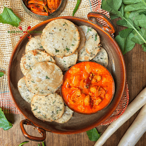Murauri Recipe | Radish Poori | Muli Ki Puri Recipe