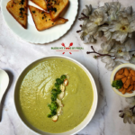 Creamy Vegan Broccoli Almond Soup (No Cream) | Dairy-Free Broccoli Almond Soup Recipe