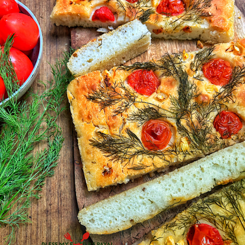 High Hydration No-Knead Focaccia Bread Recipe