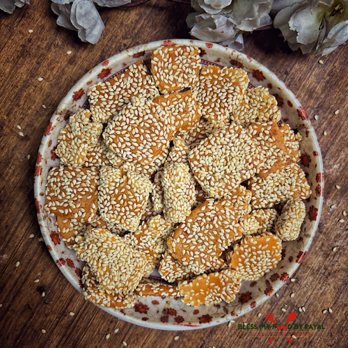 Authentic Til Gur Rewari Recipe | Til Gur Rawari Recipe with Jaggery