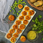 How to Make Pinwheel Samosa in Airfryer from Scratch at Home | Crispy Pinwheel Samosa in Airfryer Made from Scratch (No Puff Pastry) | Airfryer Pinwheel Samosa Recipe with Homemade Dough