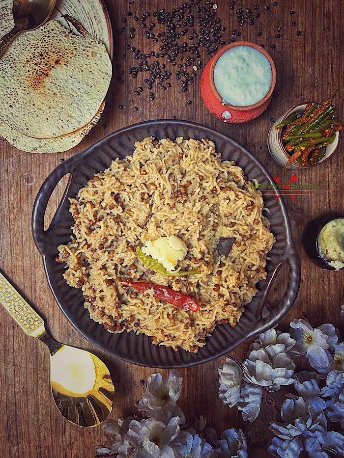 Black Urad Dal Khichdi for Makar Sankranti