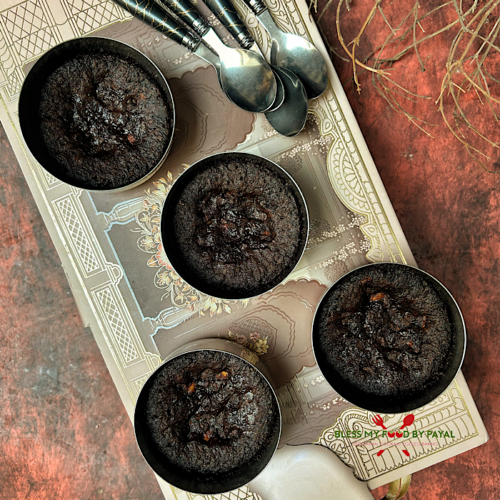 Steamed Ragi Chocolate Katori Cake Recipe