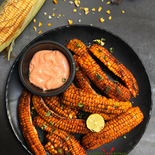 Crispy Vegan Corn Ribs in Air Fryer