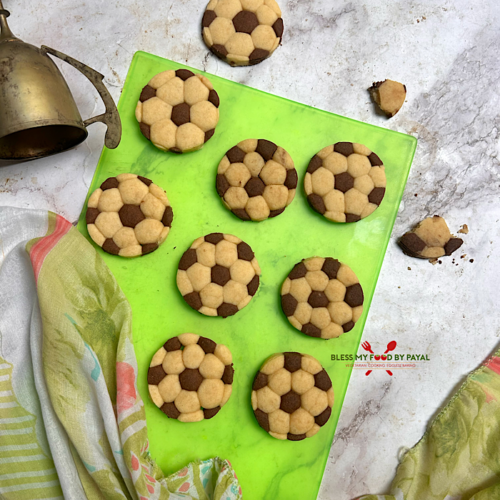 Vegan Football Cookies Recipe | Easy Soccer Ball Cookies Recipe