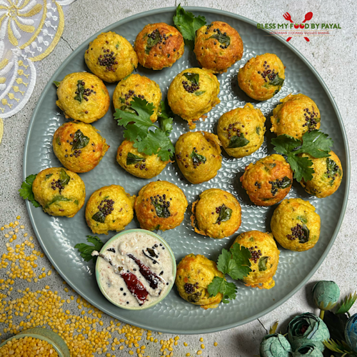 High Protein Yellow Moong Dal Appe