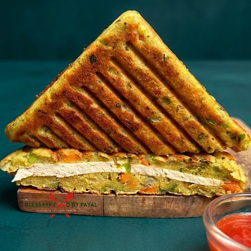 No Bread Gluten Free Sandwich Recipe | Breadless Vegan Sandwich Recipe